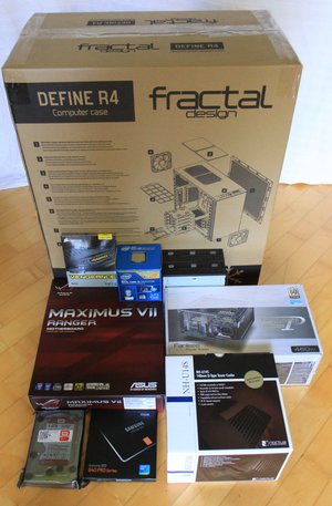 components boxed