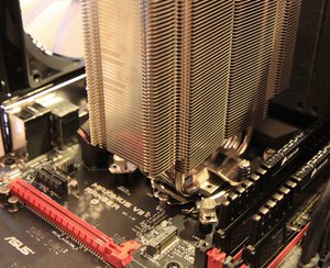 cpu cooler installed close